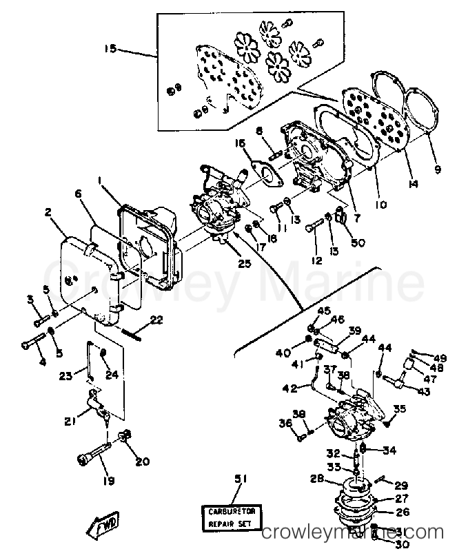 Yamaha Motors 30ESK - INTAKE