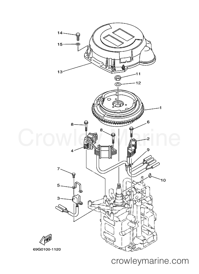 Yamaha Motors T8ELRZ (69G1) [070] - GENERATOR