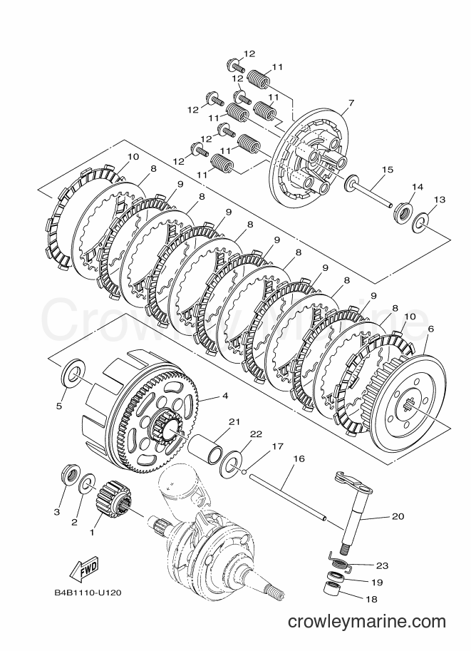 2019 Dirt Bike YZ85 - YZ85 (B4B3) [010] - CLUTCH