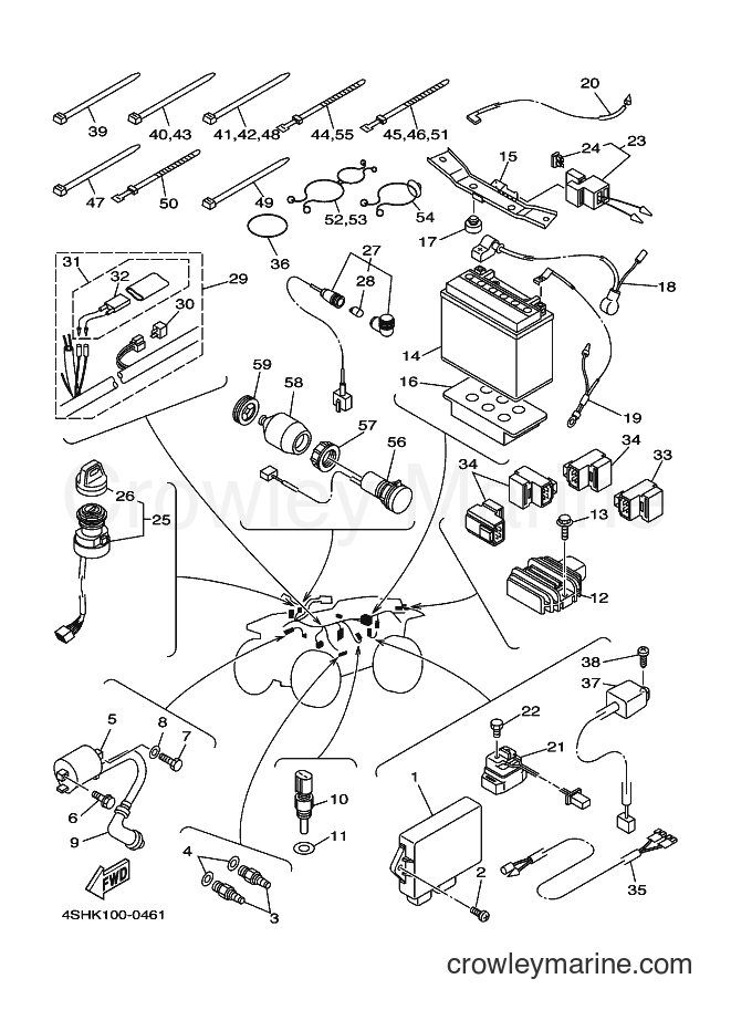 2000 ATV YFM400FW - YFM400FW (4SHK) [010] - ELECTRICAL 1