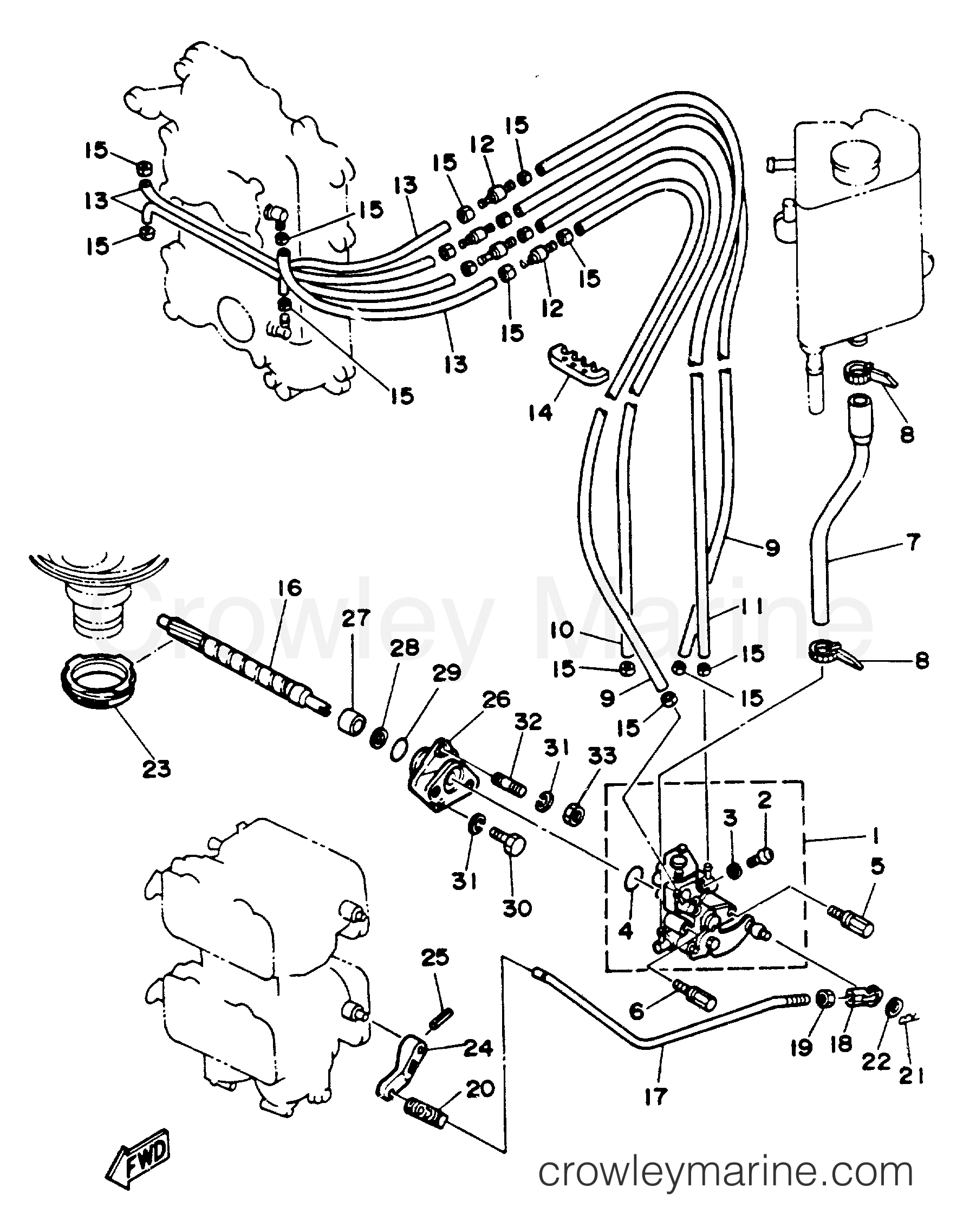 Yamaha Motors L130ETXF - OIL PUMP CONVERSION KIT