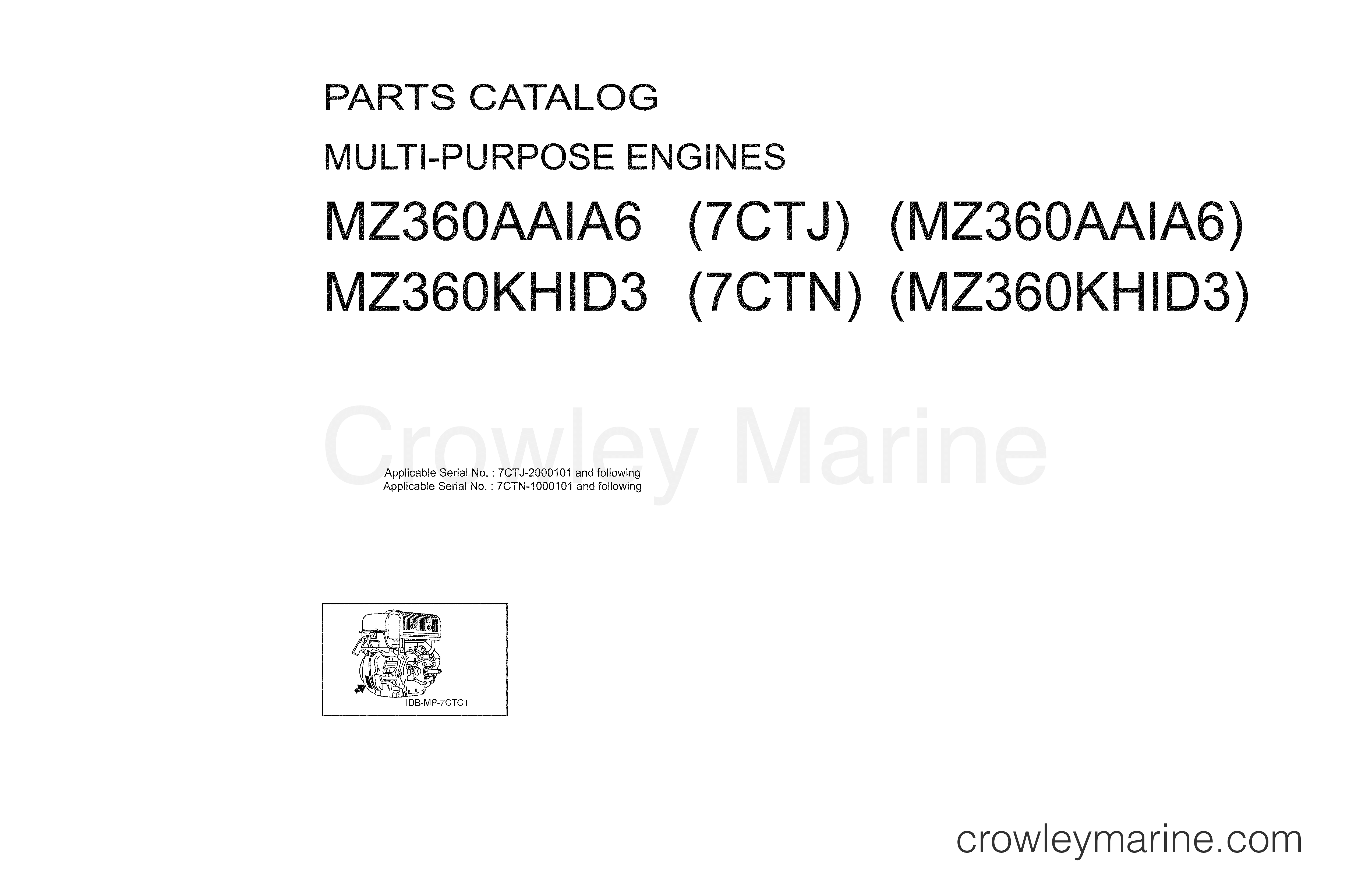 2011 UTV 360 - MZ360KHID3 - 1 TITLE PAGE