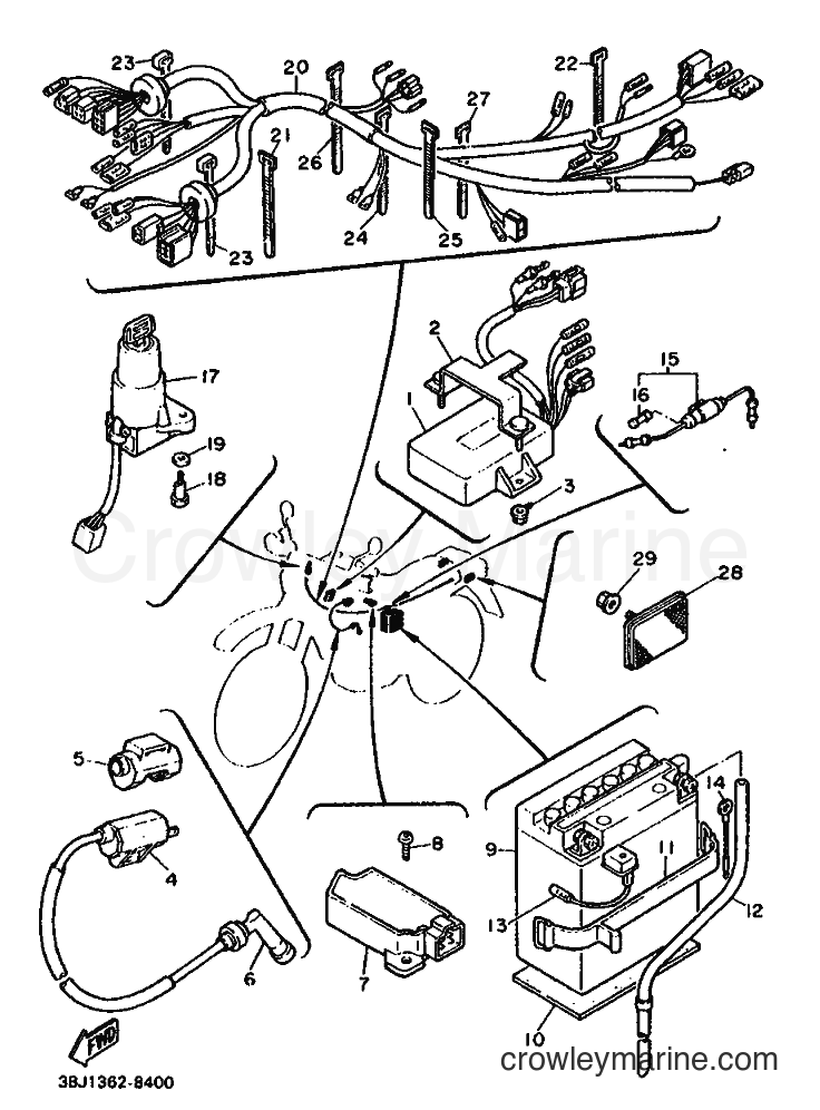 Yamaha Motors XT500T (3BJ1) [999] - ELECTRICAL 1