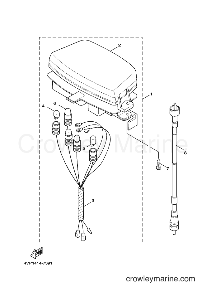 Yamaha Motors YW100 (1S54) [010] - METER