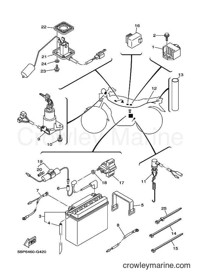2009 Street Bike SX-4 - SX-4 (5BP9) [010] - ELECTRICAL 1