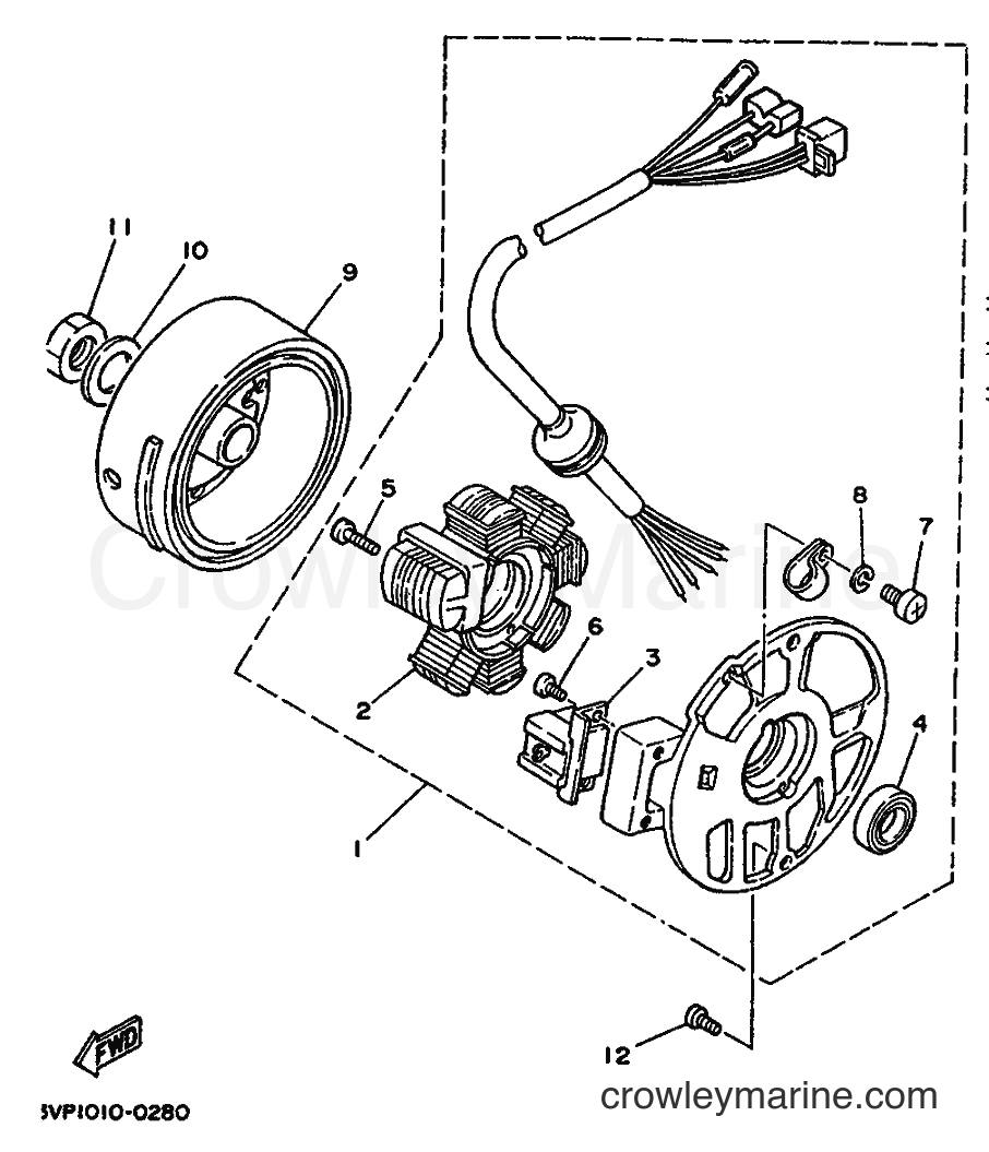 1993 Scooter YE50 - YE50 (4FX1) [999] - GENERATOR
