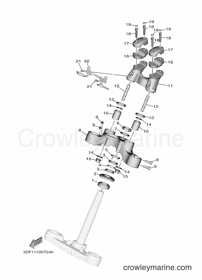 Yamaha Motors XV1900FDD (2DF4) [010] - STEERING