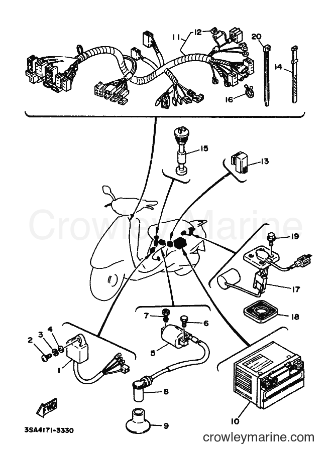 Yamaha Motors CY50 (3SA4) [010] - ELECTRICAL 2