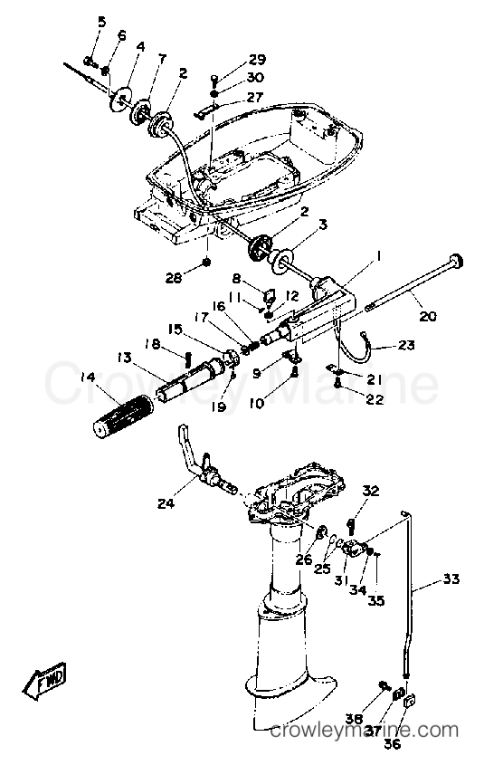 Yamaha Motors 4SD - CONTROL ENGINE