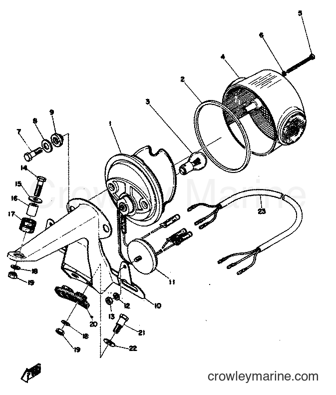 Yamaha Motors RD350 (RD1) [999] - TAILLIGHT