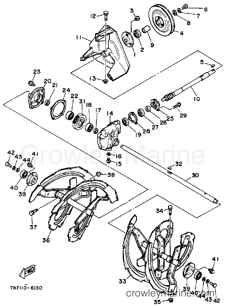Yamaha Motors YS828TM - AUGER DRIVE