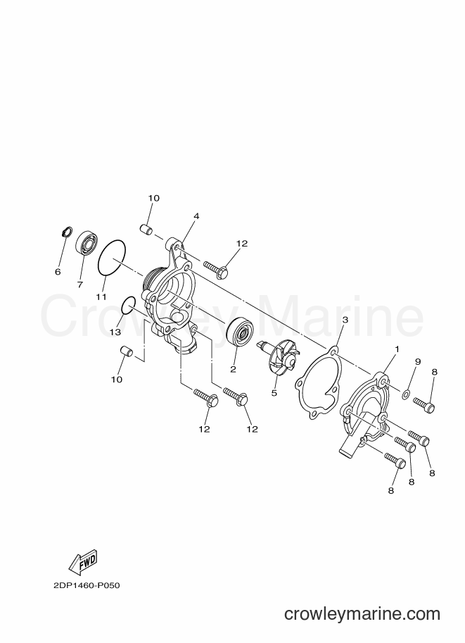 2016 Maxi-Scooter NMAX125 - NMAX125 (2DS2) [010] - WATER PUMP
