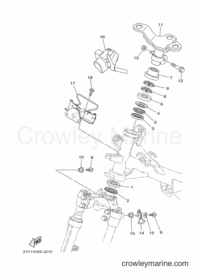 2010 Scooter T115SEC - T115SEC (31C3) [010] - STEERING