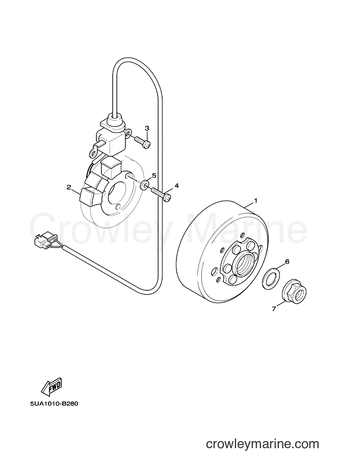 2003 Scooter XC125 - XC125 (5UA1) [010] - ゼネレータ