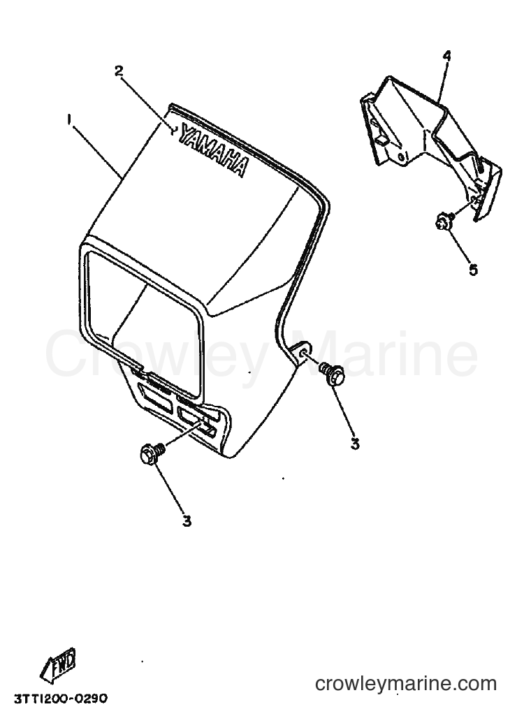 1992 Dirt Bike DT175 - DT175 (3FJ5) [010] - COWLING 1