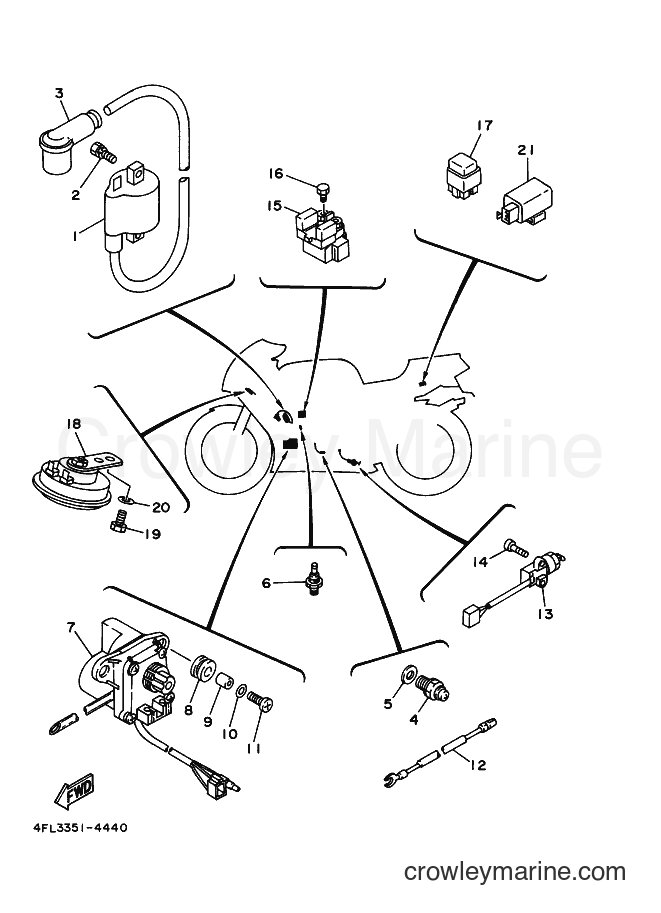 Yamaha Motors TZR125 (4FL4) [010] - ELECTRICAL 2