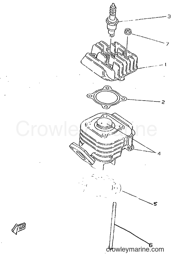 1996 Scooter CW50RSP - CW50RSP (4WT1) [999] - CYLINDER