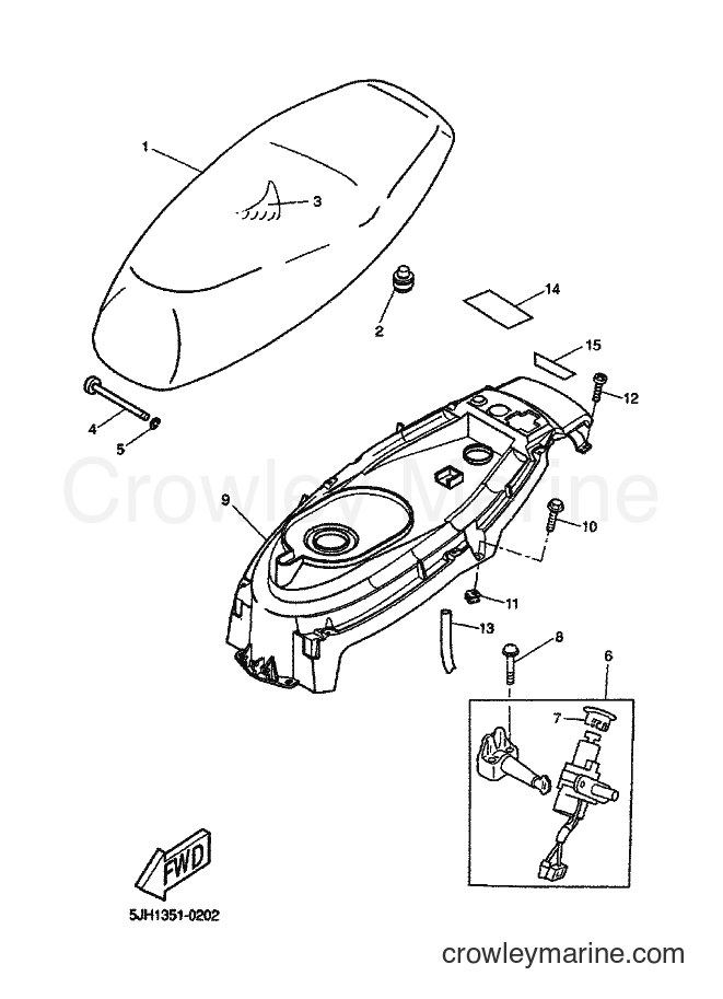 2000 Scooter EW50 - EW50 (5JH1) [030] - SEAT