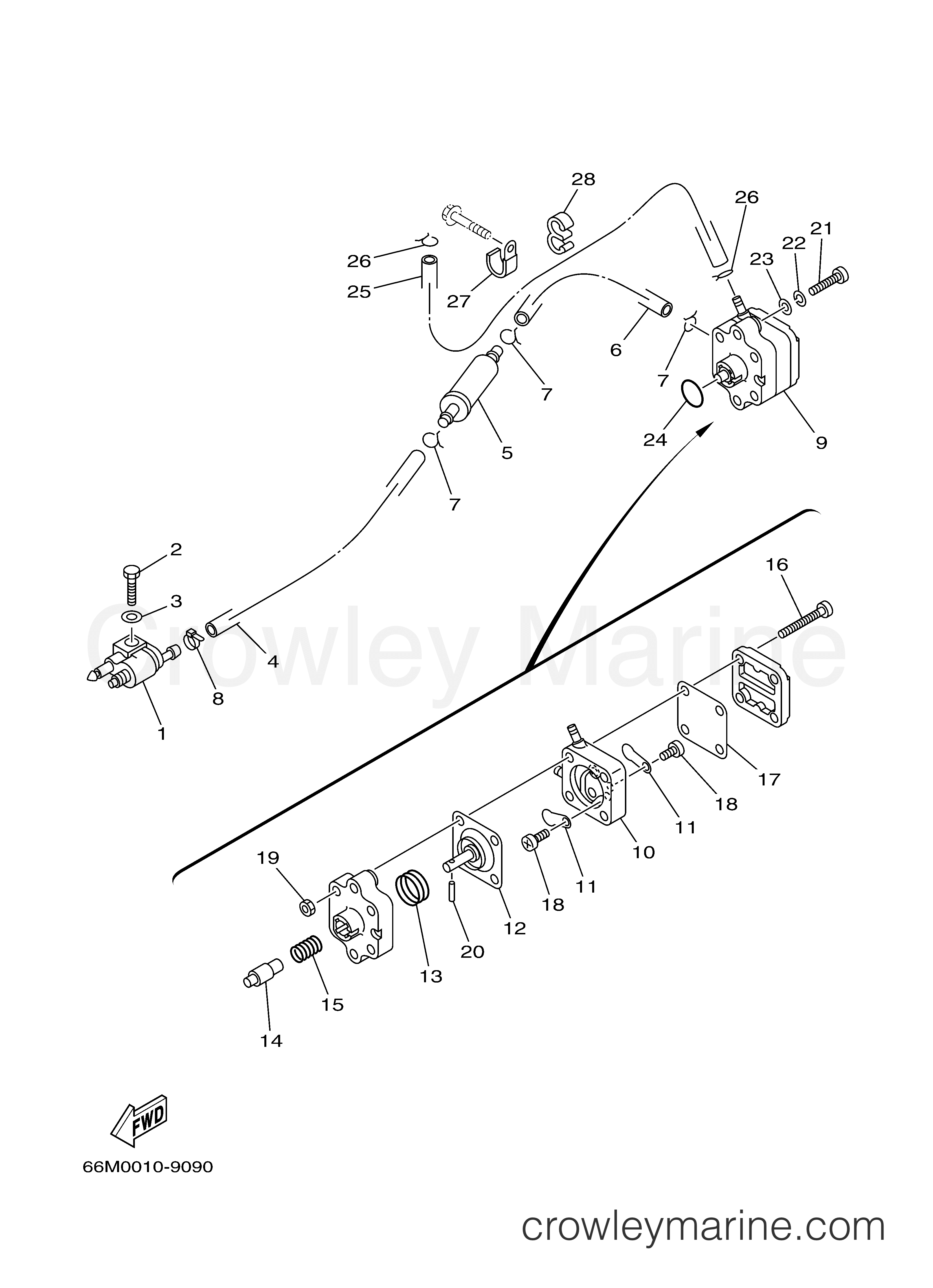 Yamaha Motors F15PLRB - FUEL 1