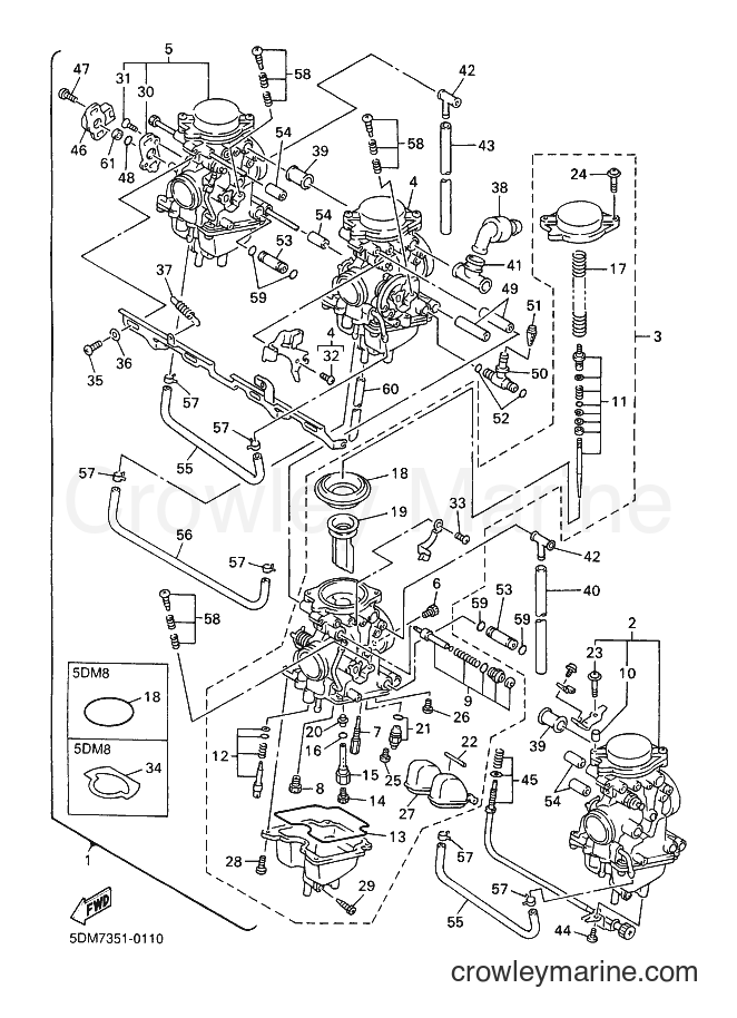 2000 Street Bike FZS600SP - FZS600SP (5DMB) [010] - CARBURETOR