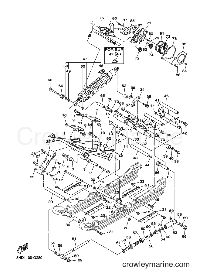 2008 Snowmobile RS10STGT - RS10STGT (8HE2) [010] - TRACK SUSPENSION 2