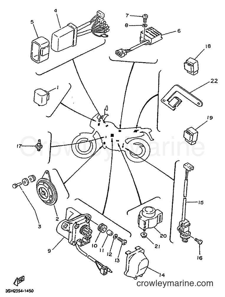 1992 Dirt Bike TDR125 - TDR125 (3XE2) [999] - ELECTRICAL 2