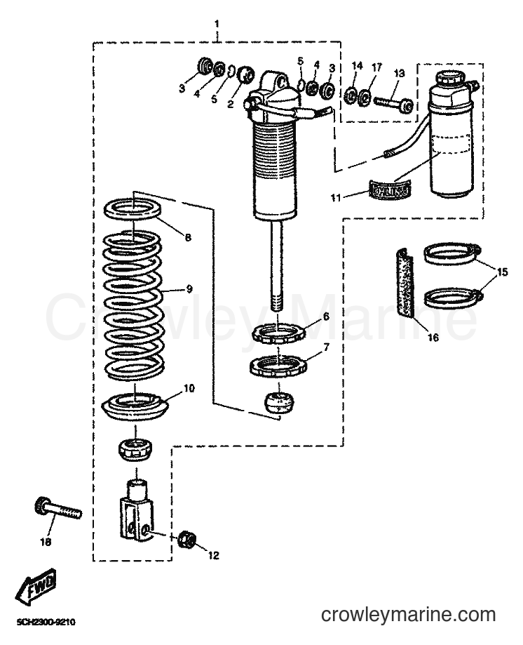 2001 Dirt Bike TT600R - TT600R (5CH4) [060] - REAR SUSPENSION