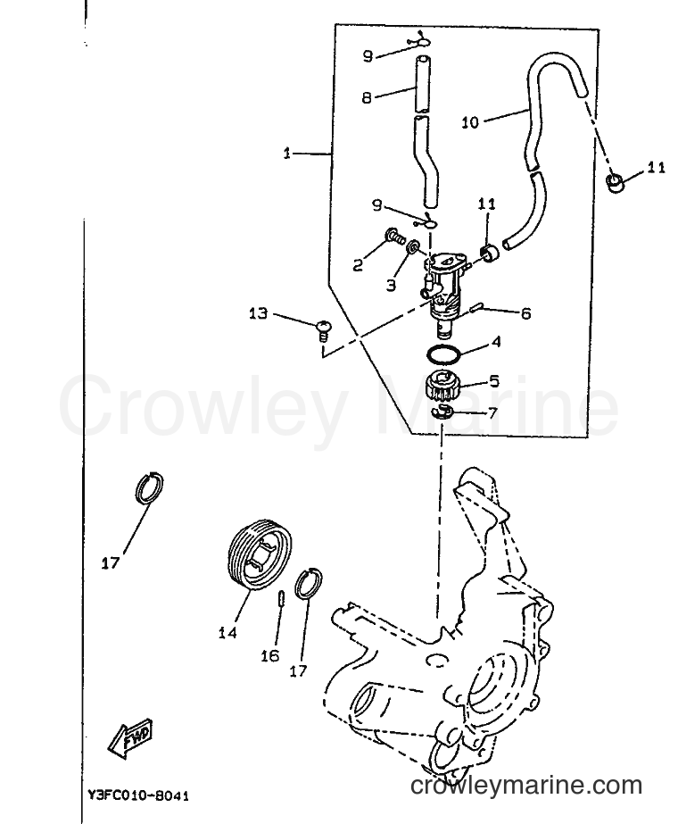 1994 Scooter CW65 - CW65 (4GP2) [999] - OIL PUMP