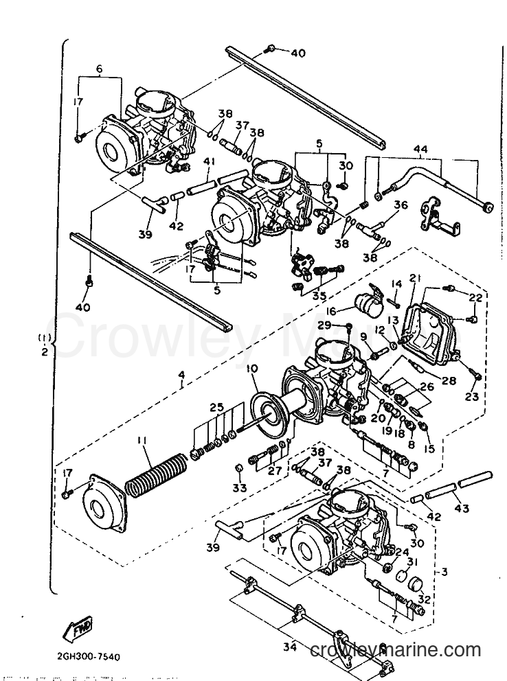 Yamaha Motors FZR1000 (2LA) [999] - ALTERNATE FOR CARBURETOR