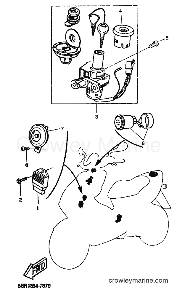 1999 Scooter YQ50 - YQ50 (5KF1) [010] - ELECTRICAL 1