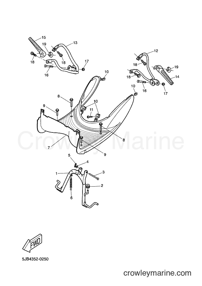 2002 Scooter YH50 - YH50 (5PF3) [010] - STAND & FOOTREST