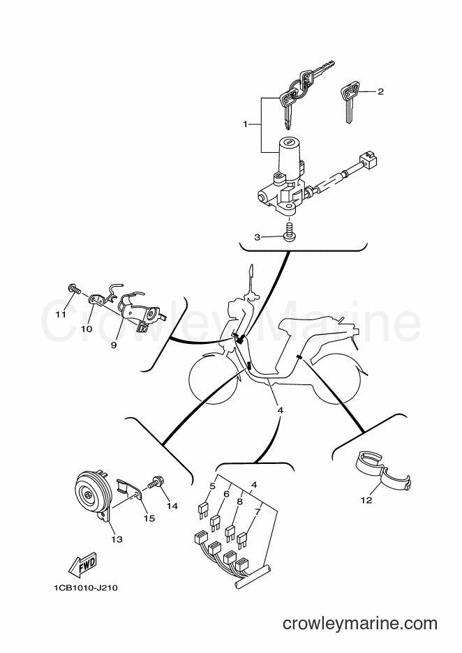 Yamaha Motors EC-03 (1CB3) [010] - ELECTRICAL 2