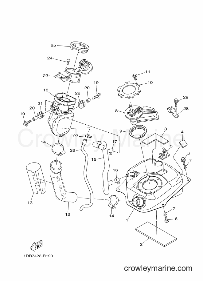 2016 Scooter XC115S - XC115S (1DR7) [010] - FUEL TANK