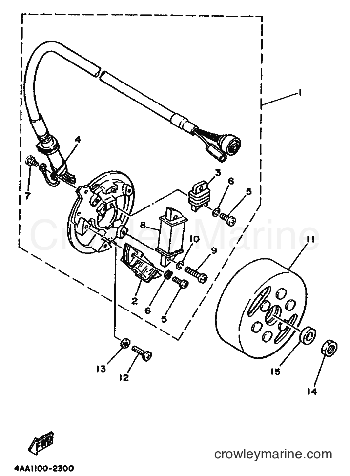 1992 Dirt Bike WR500Z - WR500Z (4AA1) [999] - GENERATOR