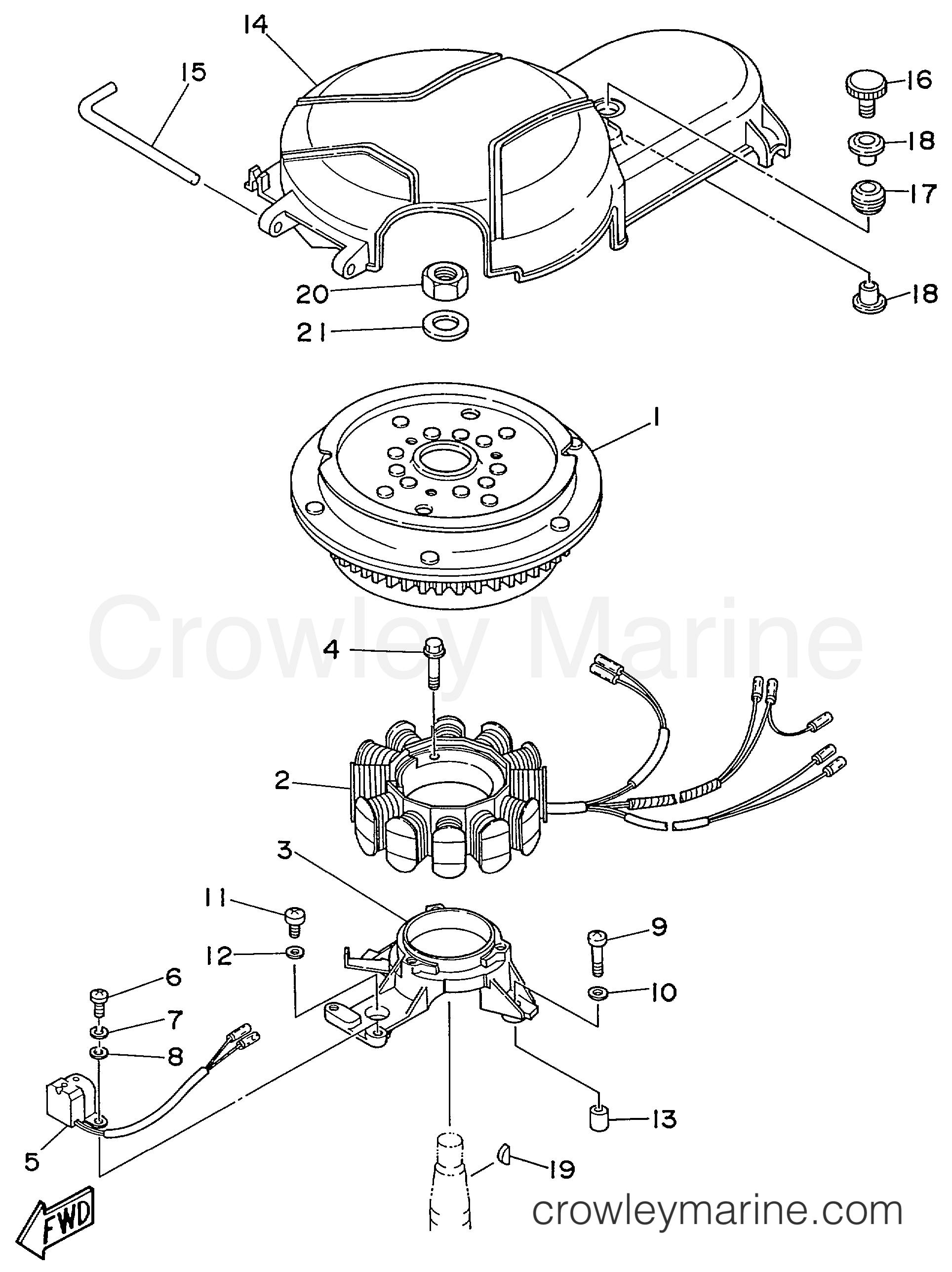 Yamaha Motors F9.9MSHW - GENERATOR