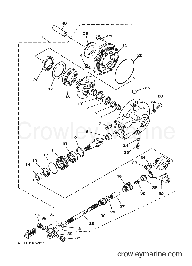 Yamaha Motors XVS650 (4VR1) [120] - DRIVE SHAFT
