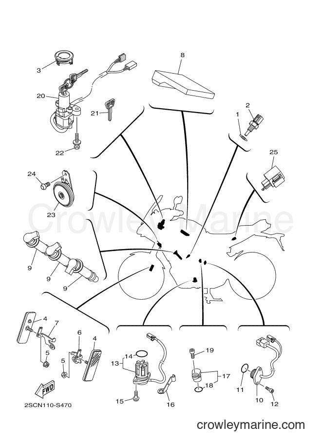 2017 Street Bike FJ09(MT09TRA) - FJ09(MT09TRA) (2SCR) [010] - ELECTRICAL 2