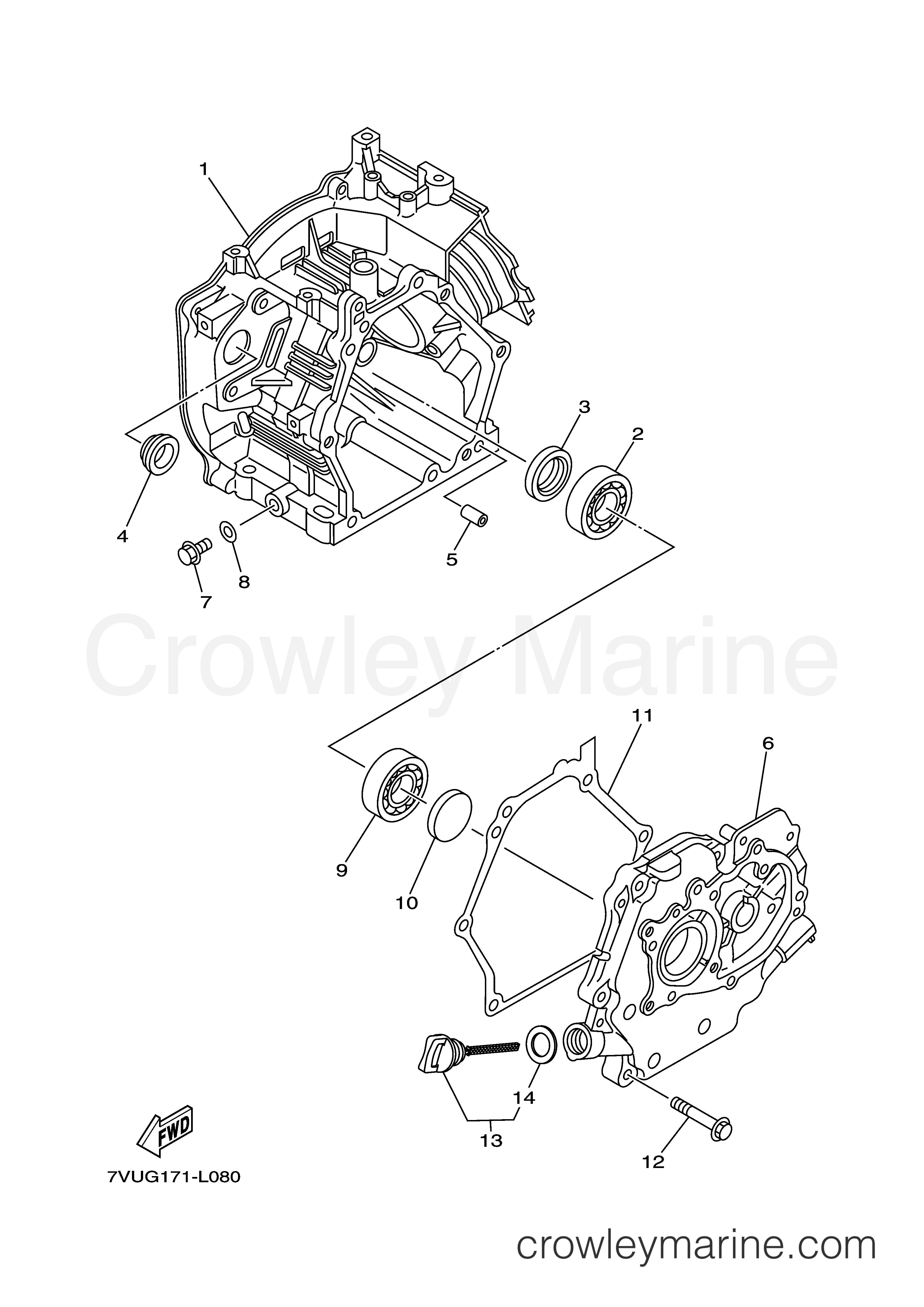 Yamaha Motors EF2800IK - CRANKCASE
