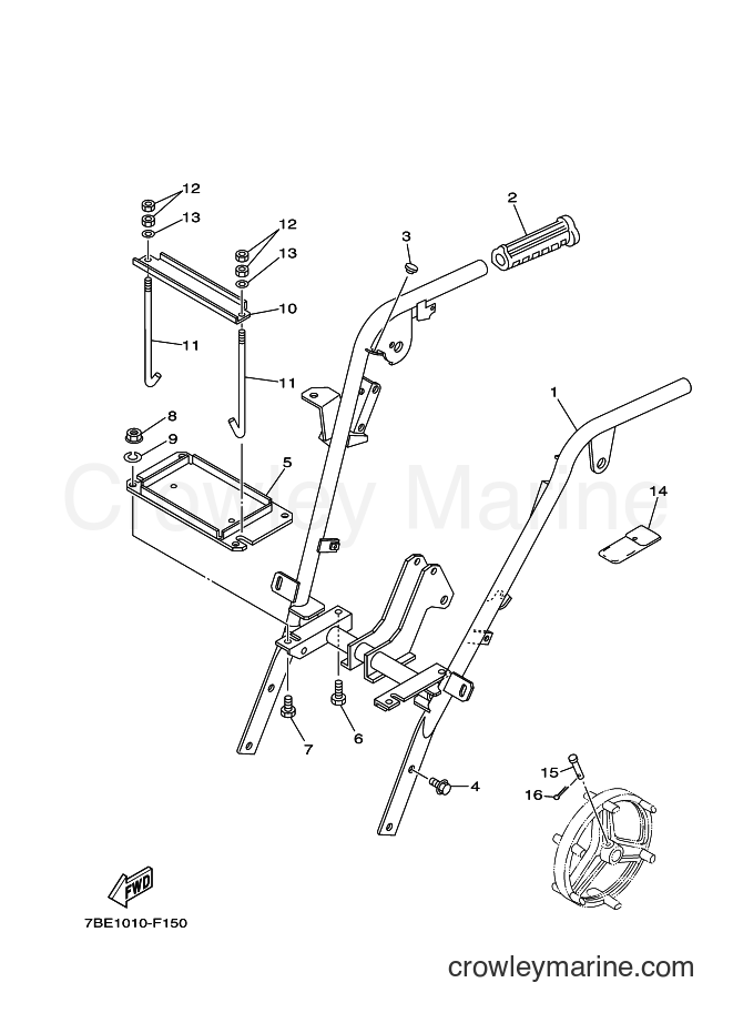 Yamaha Motors YT1280ED (7BE1) [010] - STEERING LINK