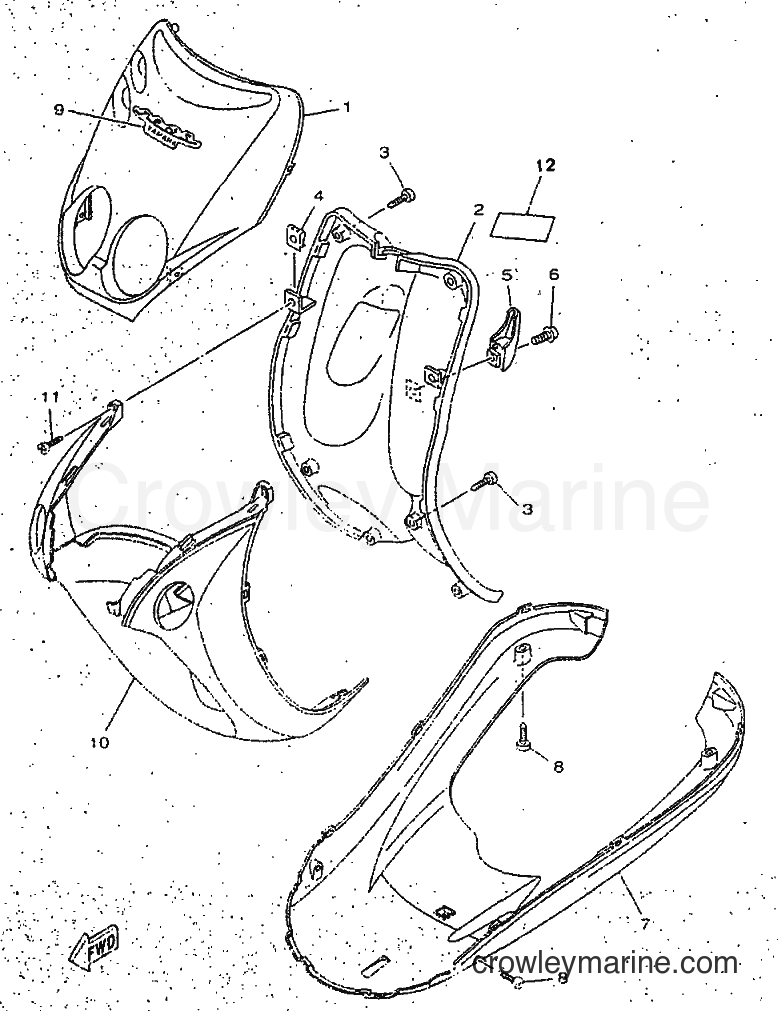 Yamaha Motors YN50 (5BW1) [010] - LEG SHIELD
