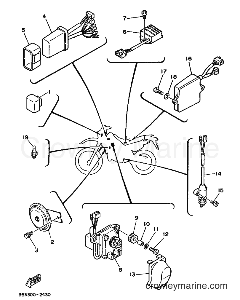Yamaha Motors DT125R (3BN1) [999] - ELECTRICAL 2