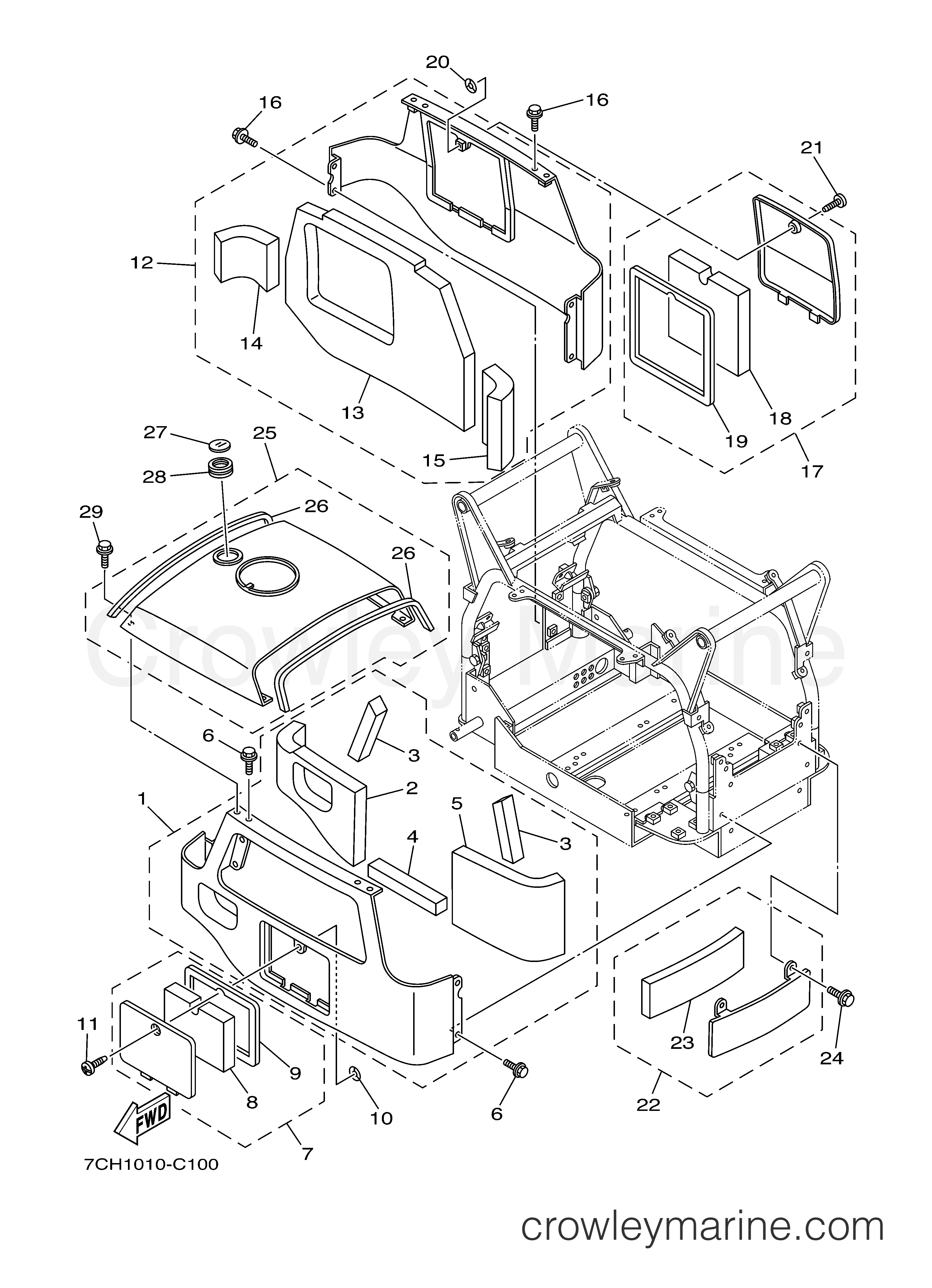 Yamaha Motors EF30ISEH - FRAME 2