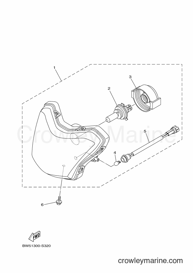 2017 Scooter LTS125-C - LTS125-C (BW51) [050] - HEADLIGHT
