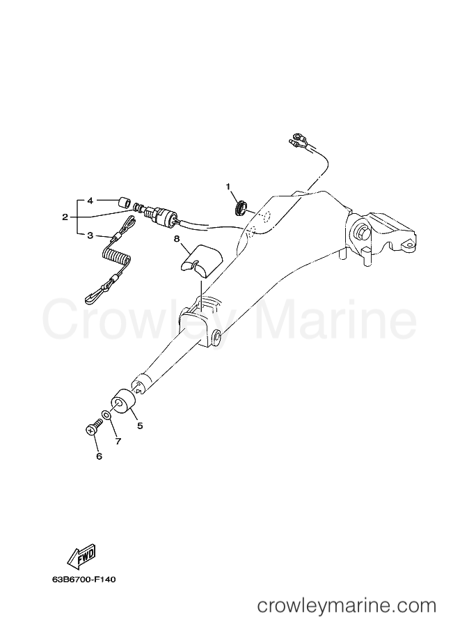 Yamaha Motors 40Y (68PF) [020] - STEERING 2