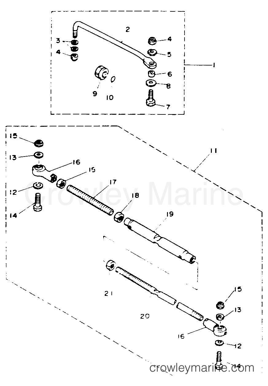 Yamaha Motors 30MLHR - STEERING GUIDE ATTACHMENT