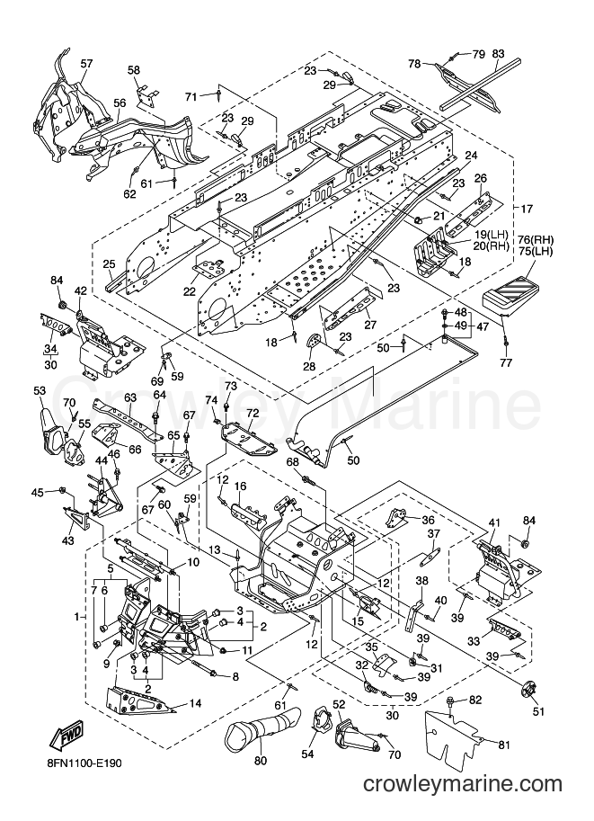 2006 Snowmobile VK10 - VK10 (8FN2) [020] - FRAME