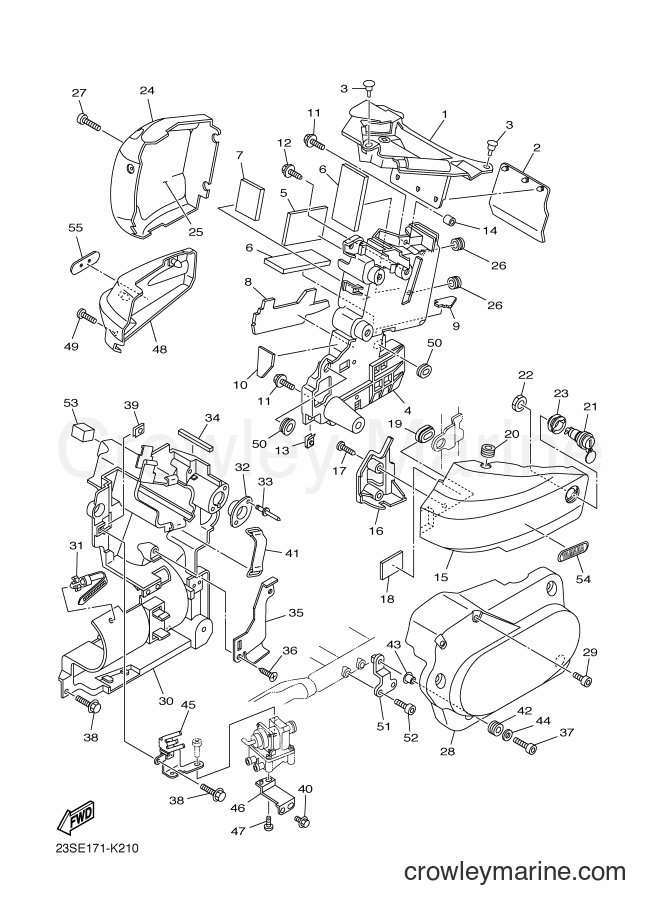 Yamaha Motors XVS1100AT (5S0C) [010] - SIDE COVER