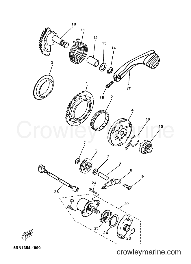 Yamaha Motors YN50 (2APH) [050] - STARTER
