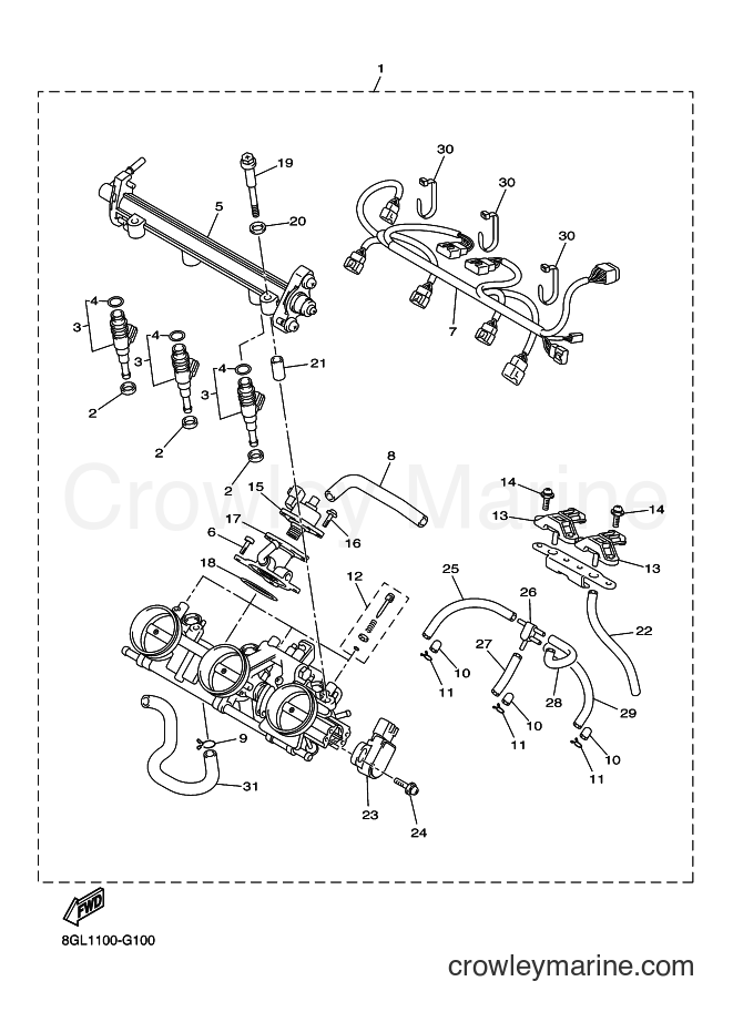 Yamaha Motors RFX10RSA (8HB3) [020] - INTAKE 2