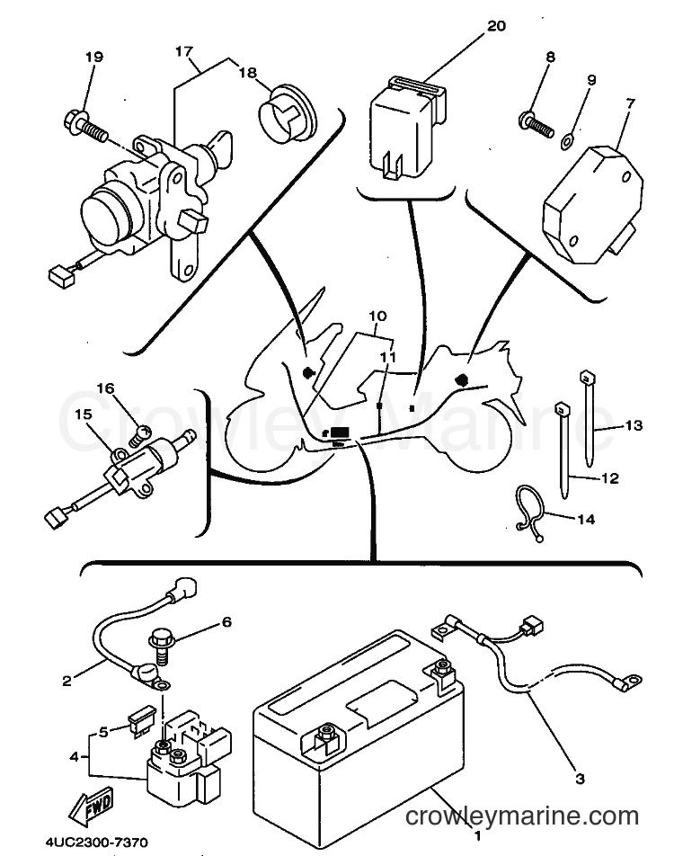 Yamaha Motors YP250 (4UC2) [090] - ELECTRICAL 1